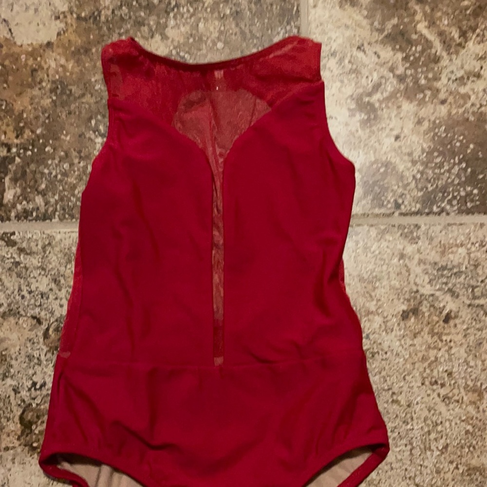 ILOGEAR leotard, sheer accents, worn once